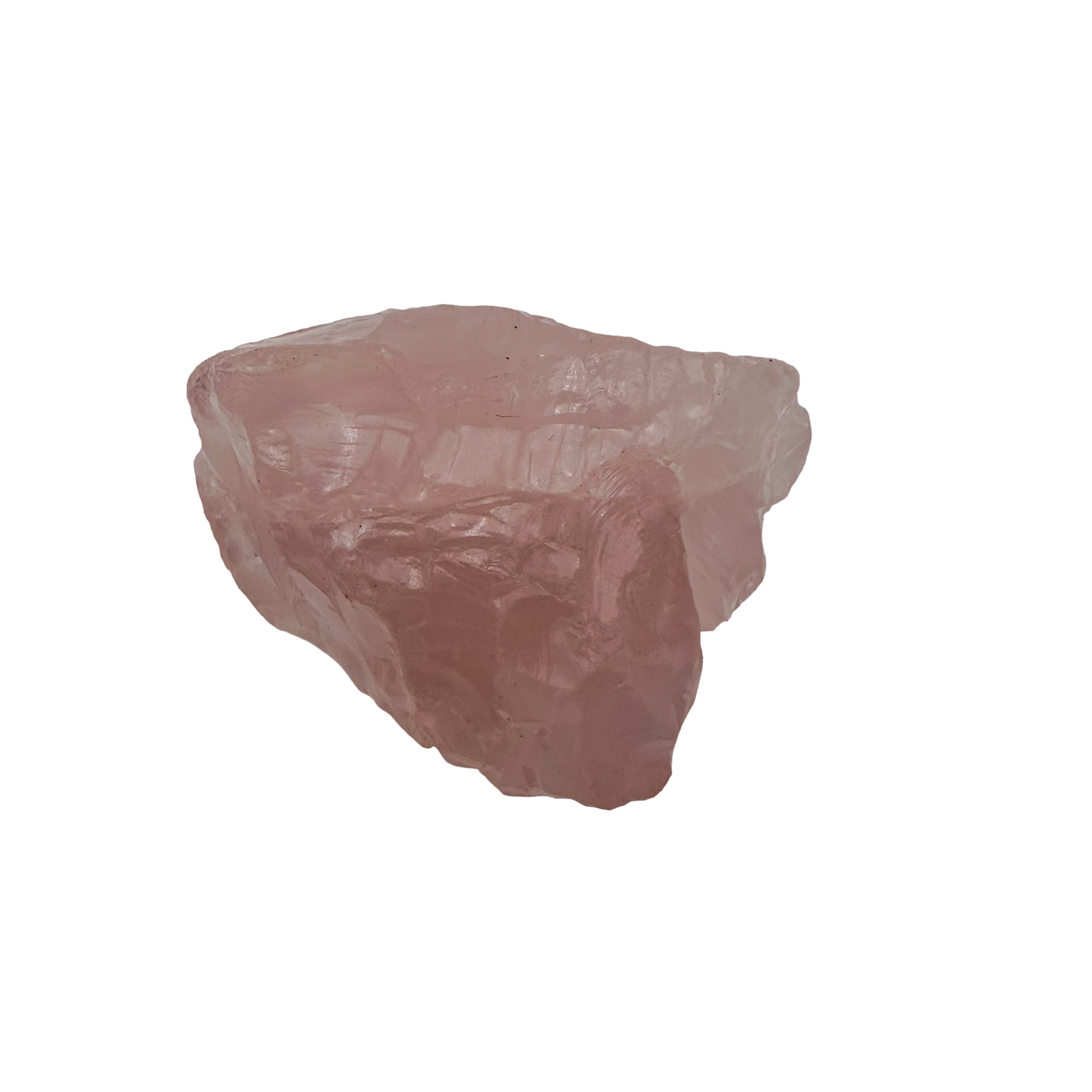Rose Quartz collector specimen from Madagascar, alternate view