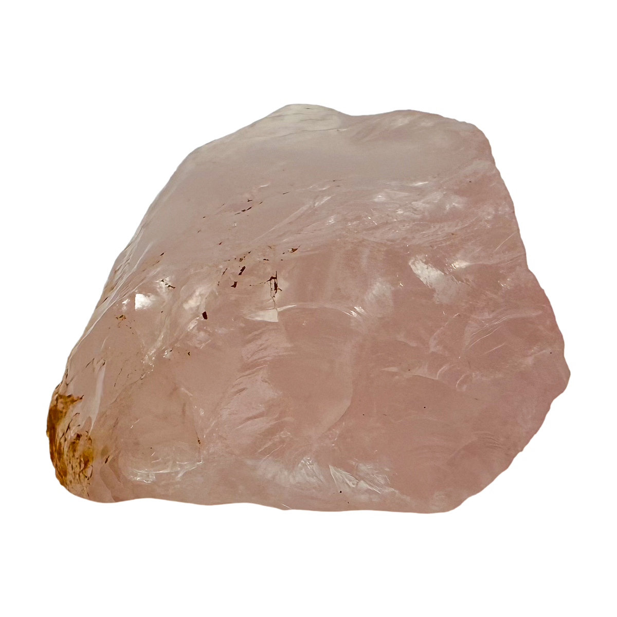 Rose Quartz collector specimen from Madagascar, alternate view