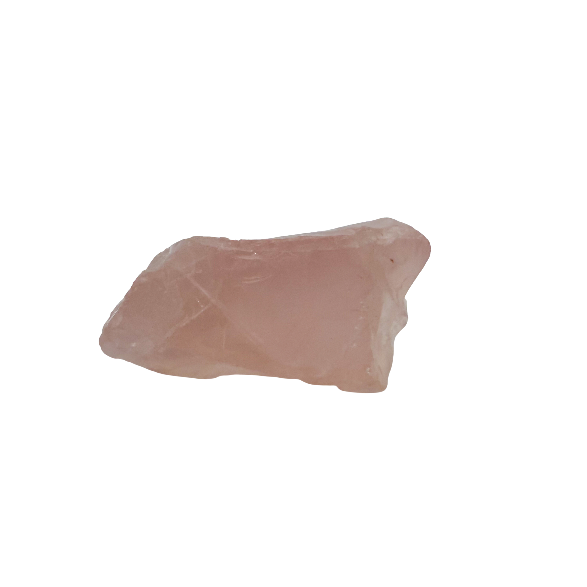 Rose Quartz collector specimen from Madagascar, alternate view