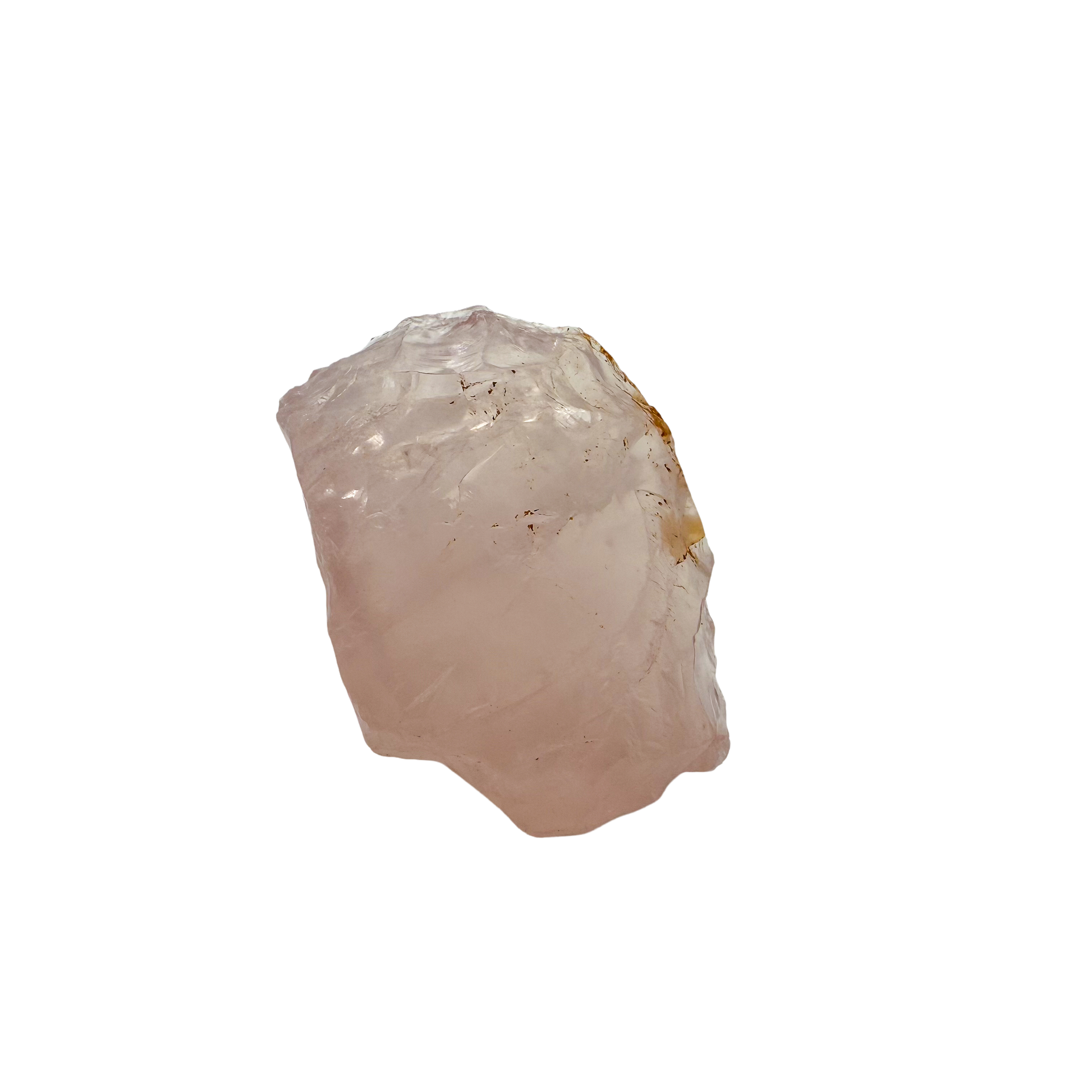 Rose Quartz collector specimen from Madagascar, alternate view