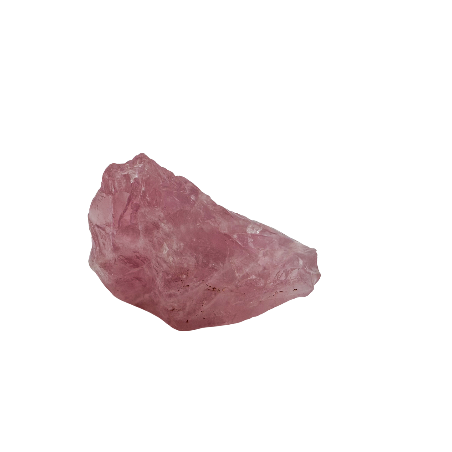 Rose Quartz collector specimen from Madagascar, alternate view