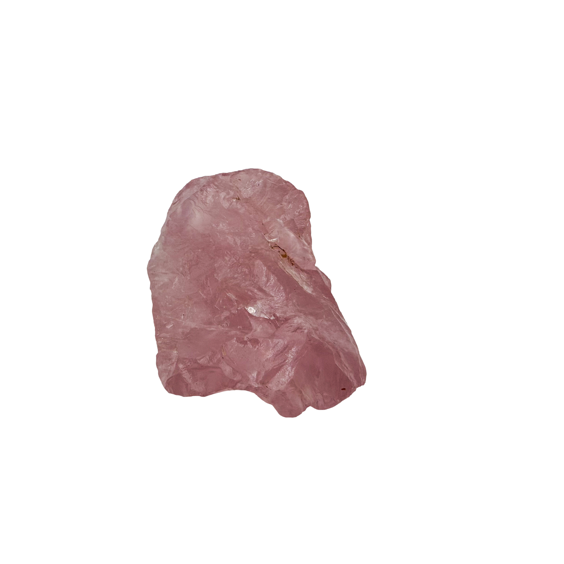 Rose Quartz collector specimen from Madagascar, alternate view