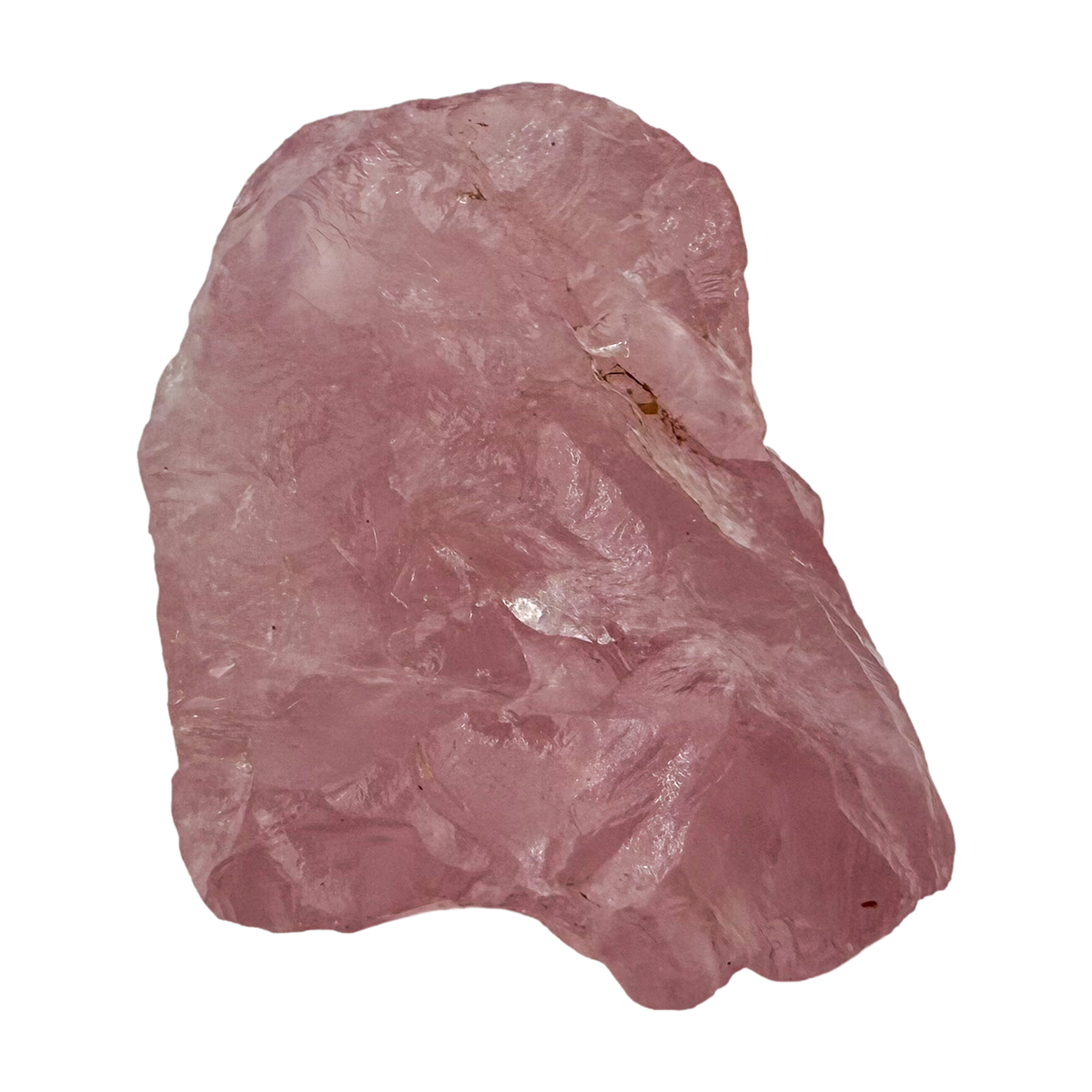 Rose Quartz collector specimen from Madagascar, alternate view