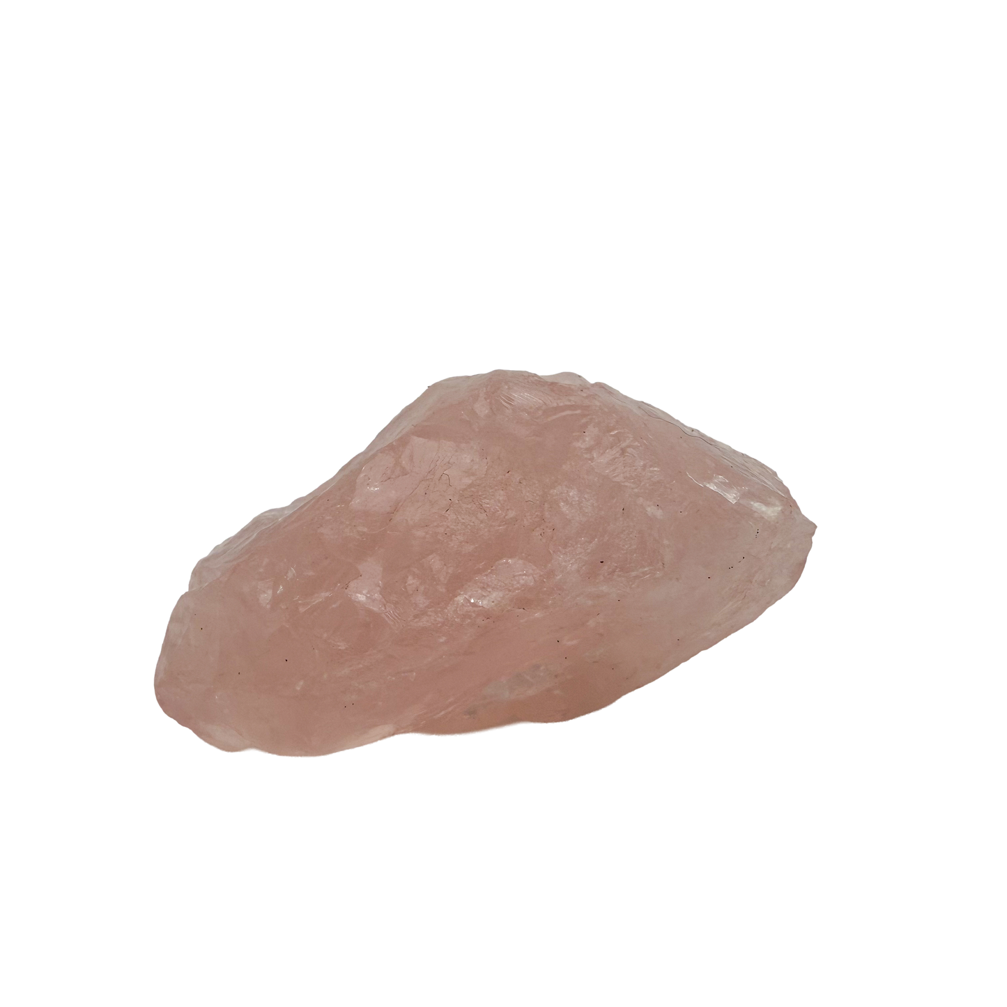 Collector grade Rose Quartz raw crystal specimen from Alaotra-Mangoro, Madagascar, uncut blush pink stone