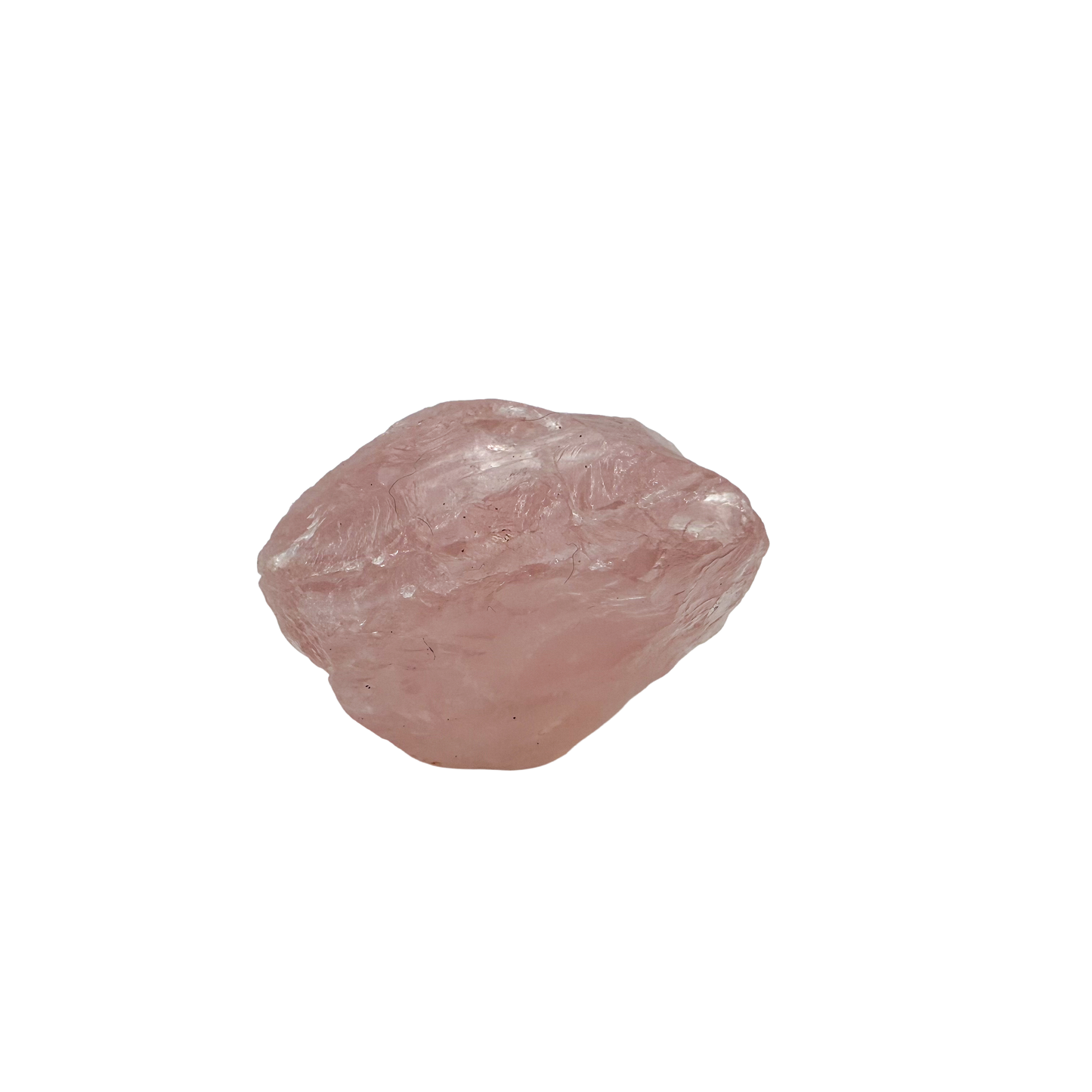 Rose Quartz collector specimen from Madagascar, alternate view