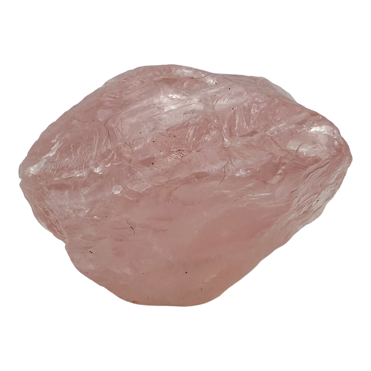 Rose Quartz collector specimen from Madagascar, alternate view