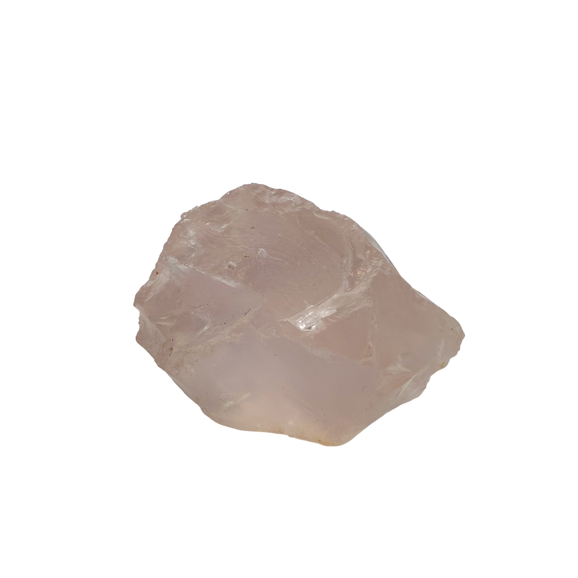 Rose Quartz collector specimen from Madagascar, alternate view
