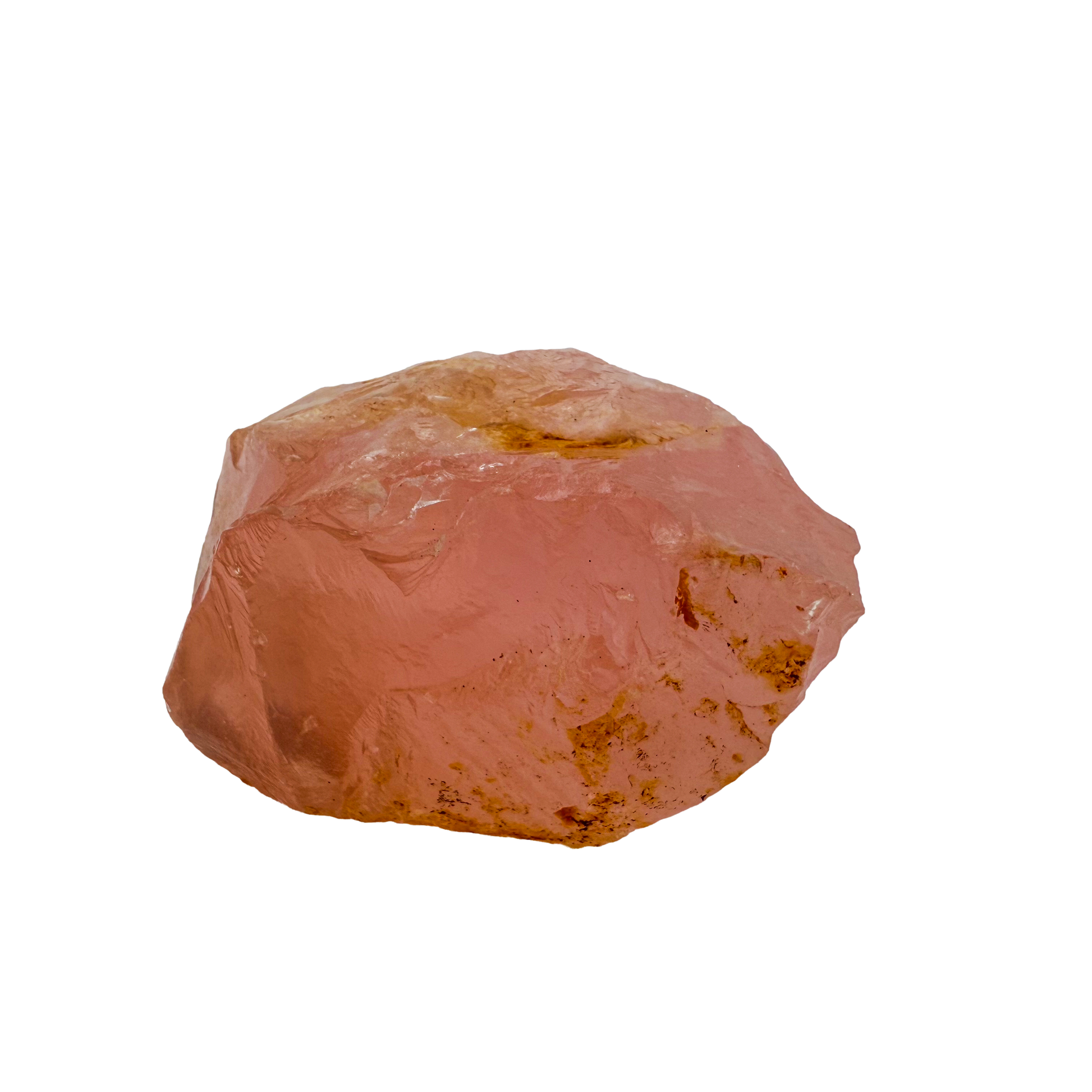 Rose Quartz collector specimen from Madagascar, alternate view