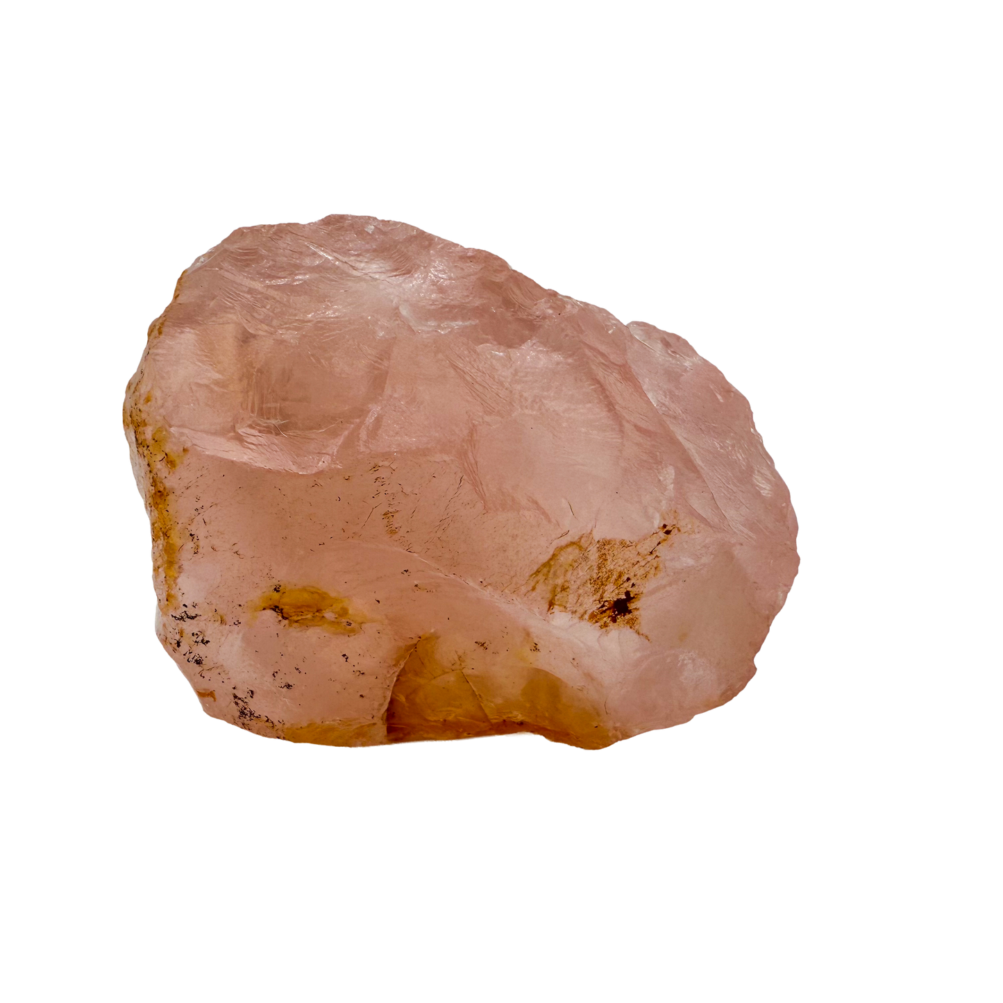 Rose Quartz collector specimen from Madagascar, alternate view