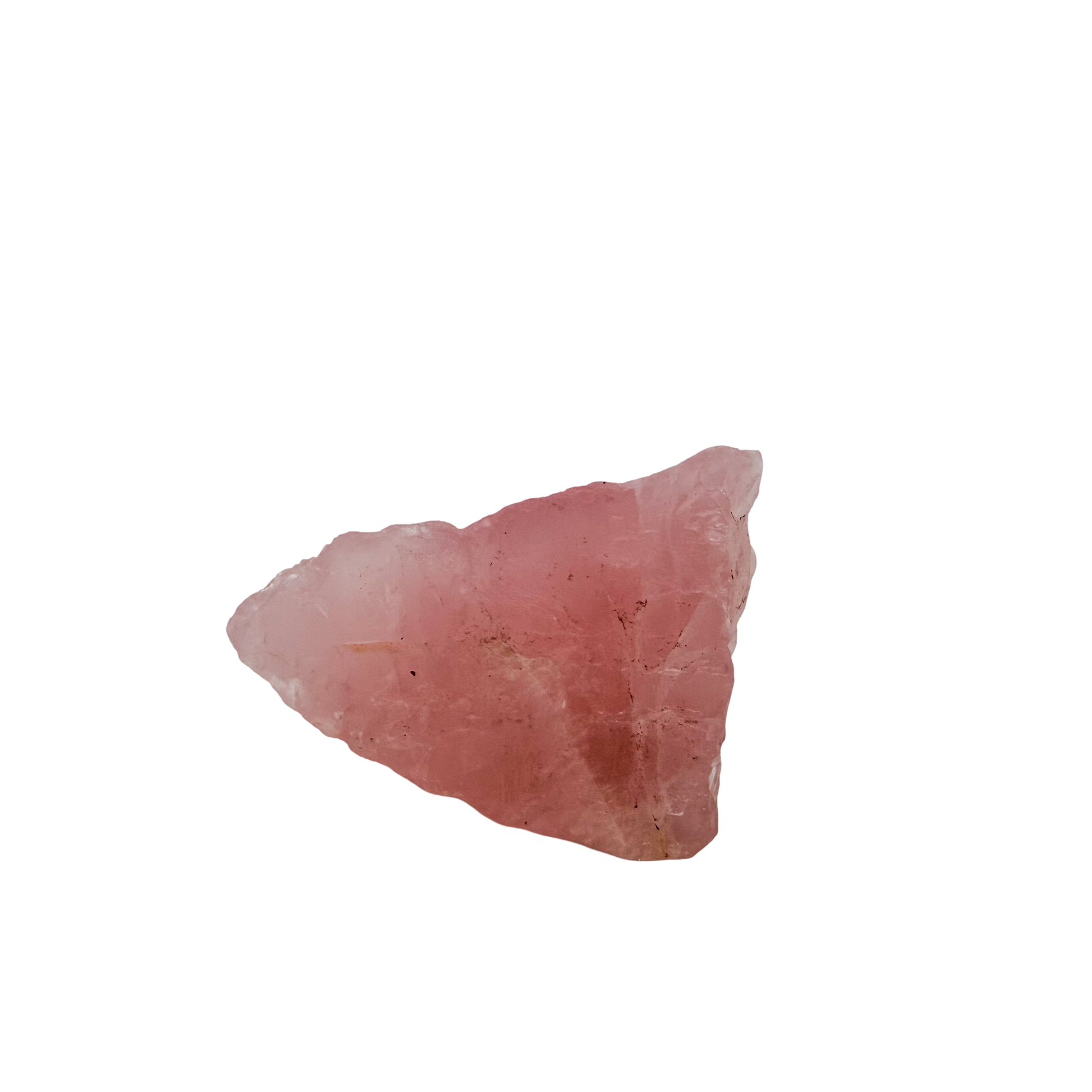 Collector grade Rose Quartz raw crystal specimen from Alaotra-Mangoro, Madagascar, uncut blush pink stone