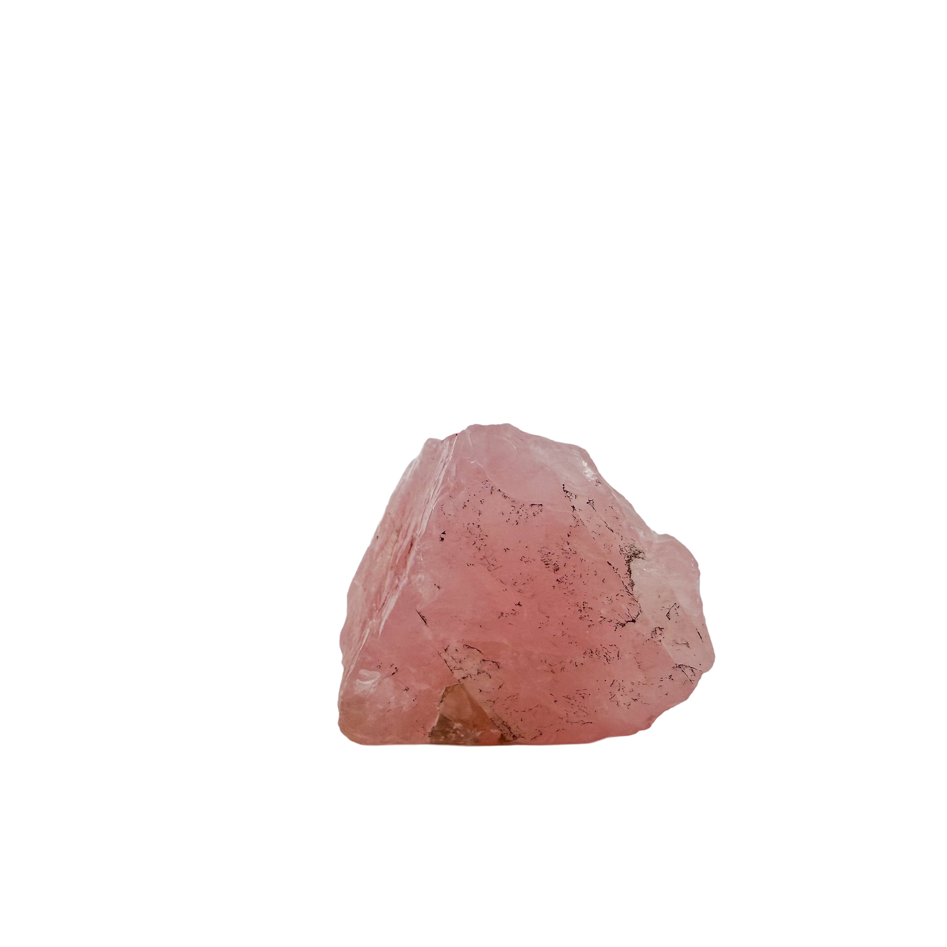 Rose Quartz collector specimen from Madagascar, alternate view