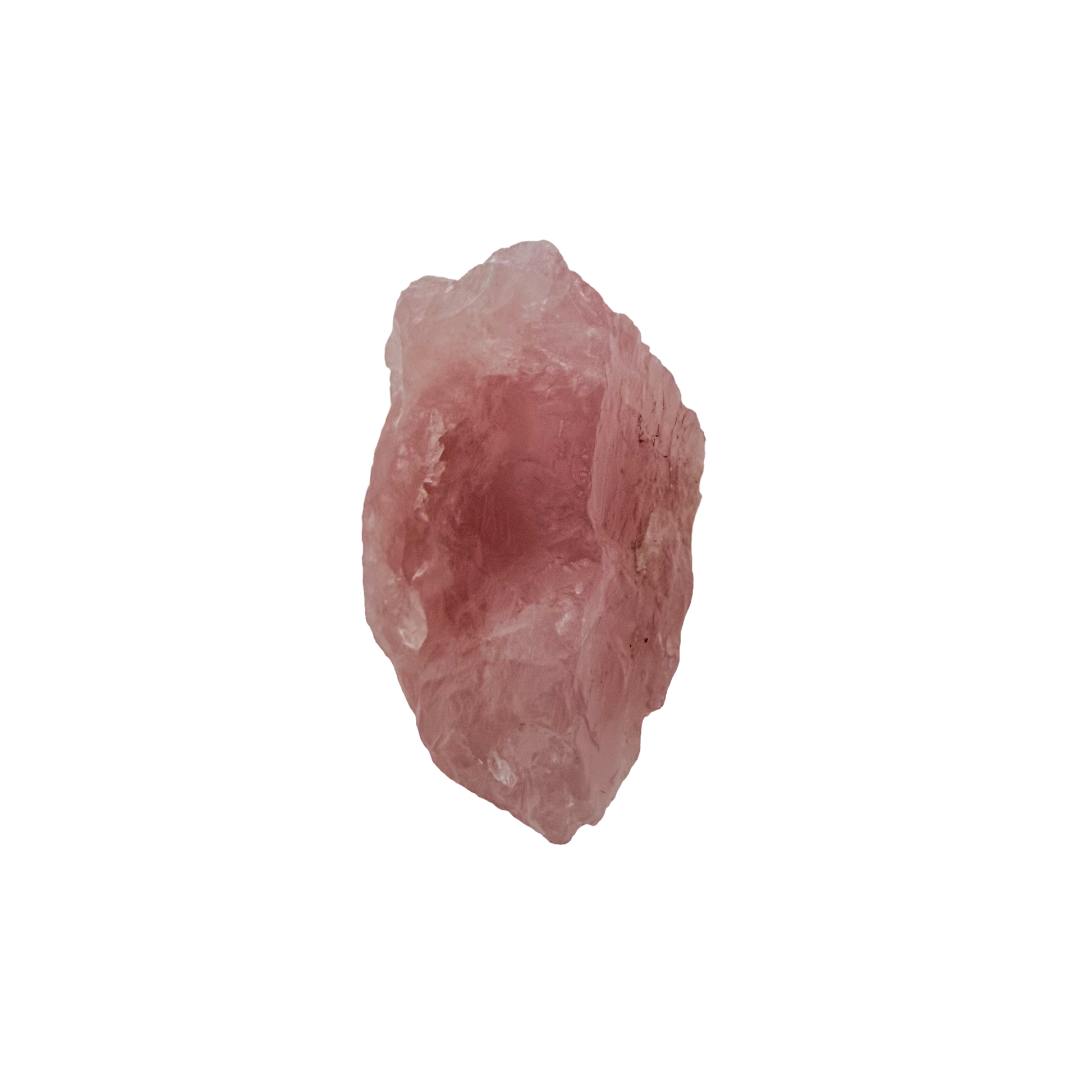 Rose Quartz collector specimen from Madagascar, alternate view