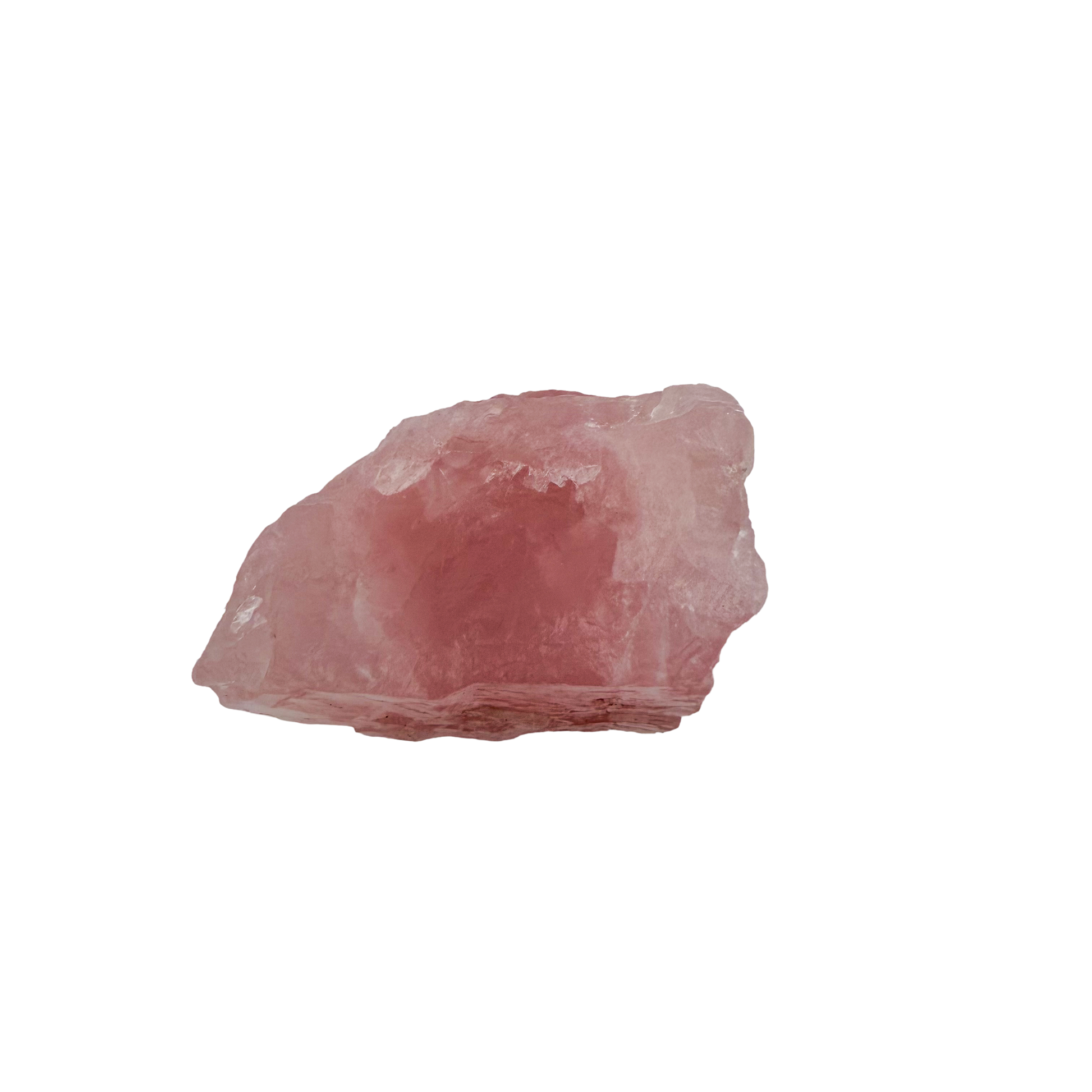 Rose Quartz collector specimen from Madagascar, alternate view