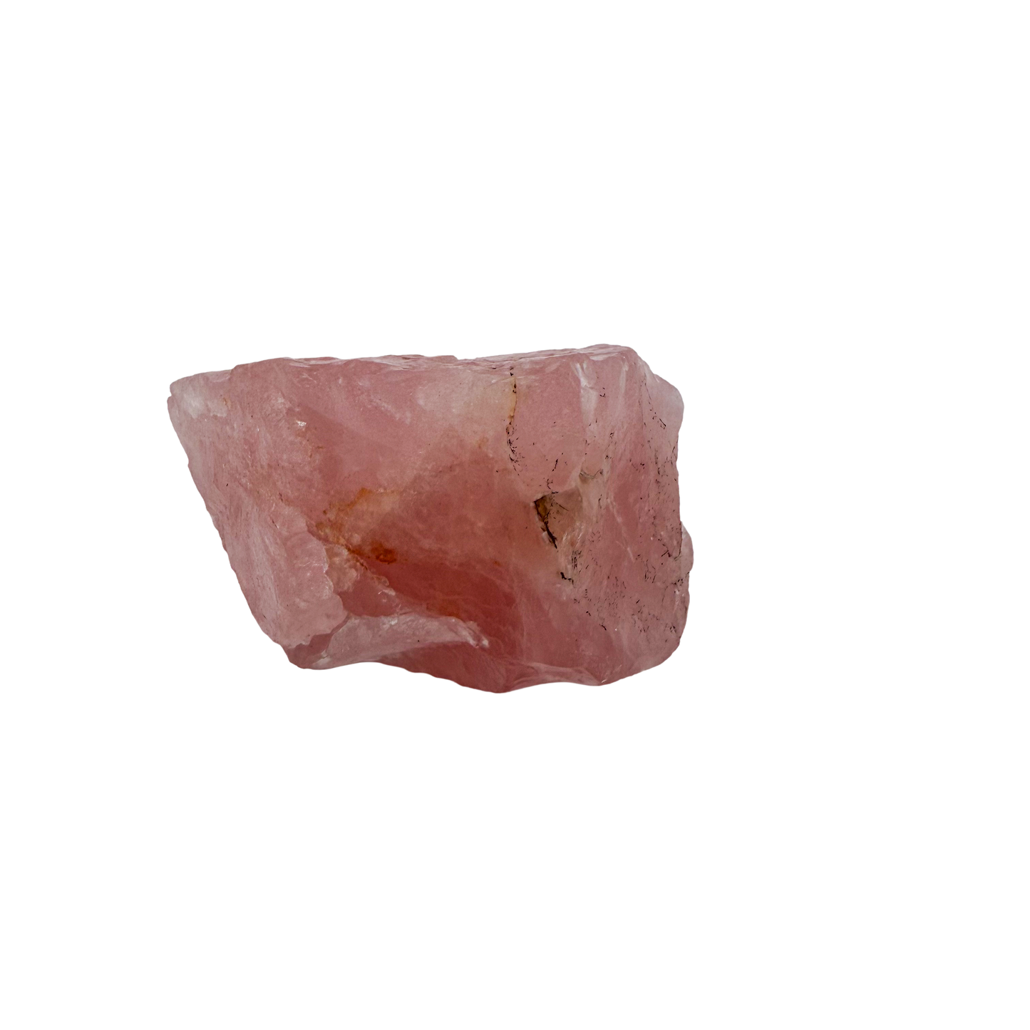 Rose Quartz collector specimen from Madagascar, alternate view