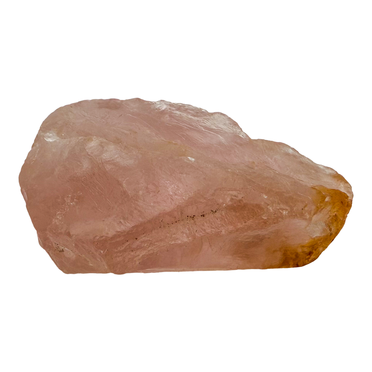 Rose Quartz collector specimen from Madagascar, alternate view