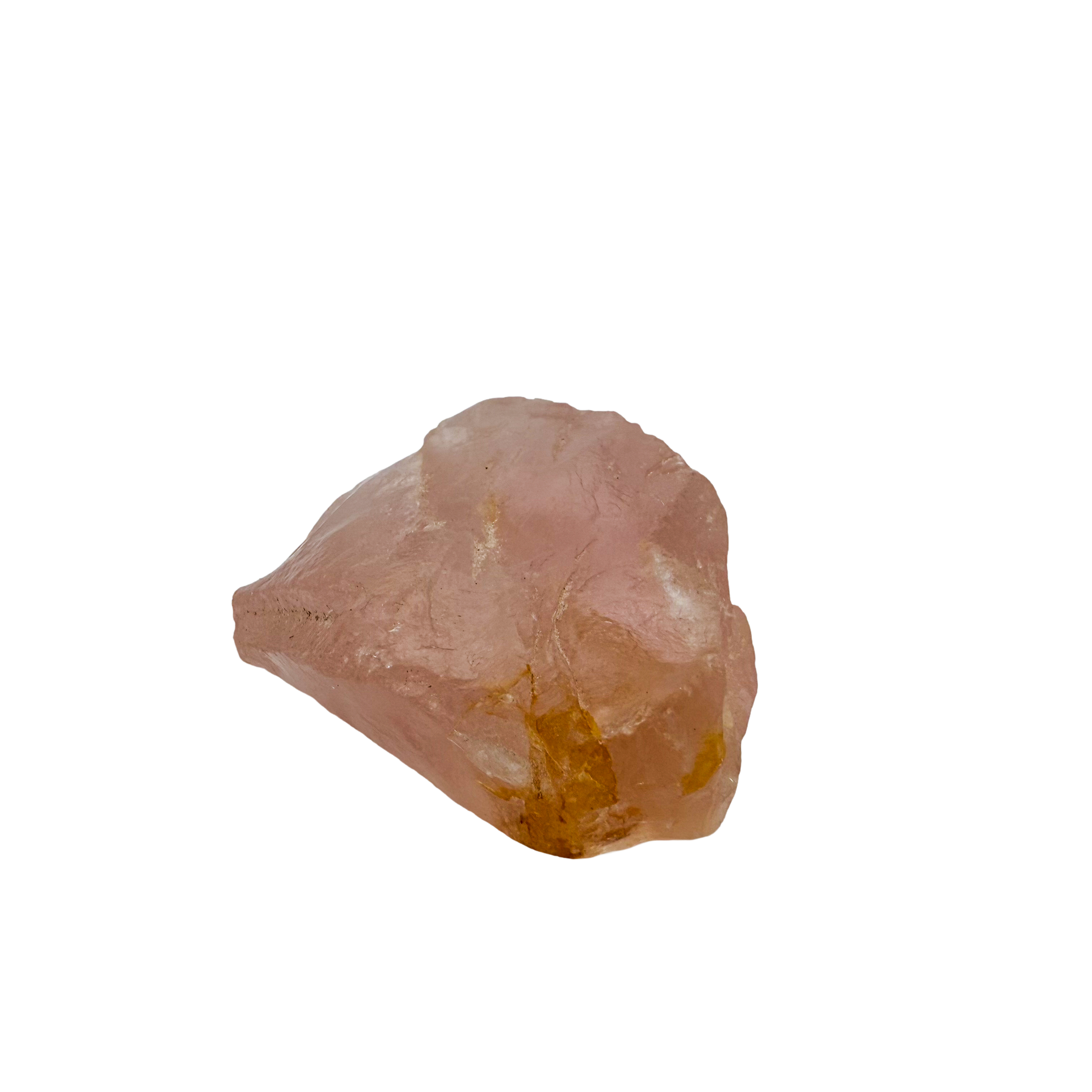 Rose Quartz collector specimen from Madagascar, alternate view
