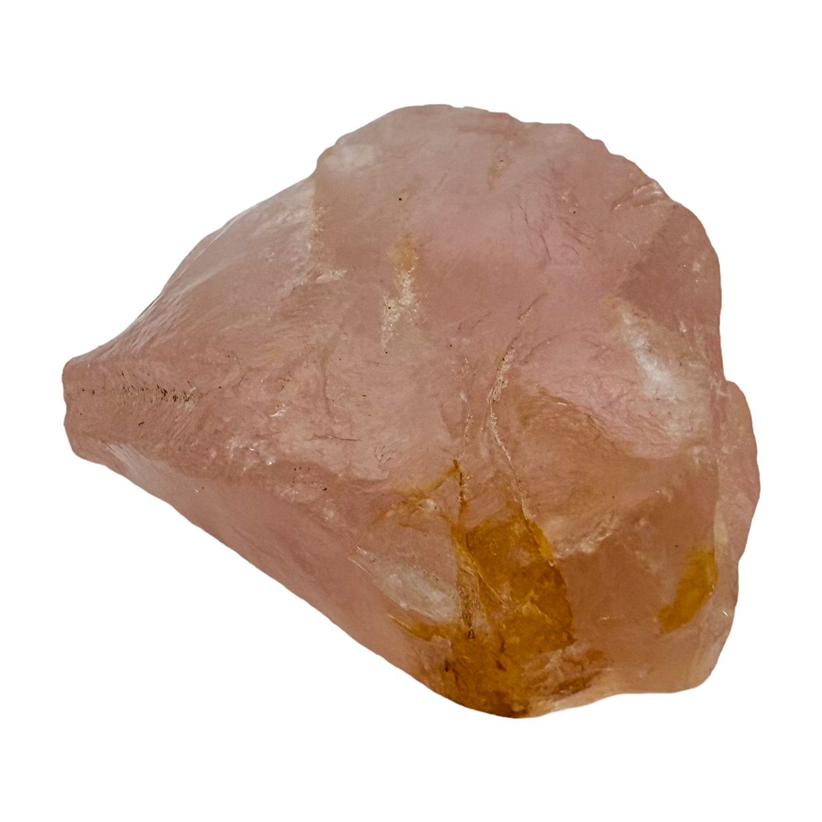 Rose Quartz collector specimen from Madagascar, alternate view