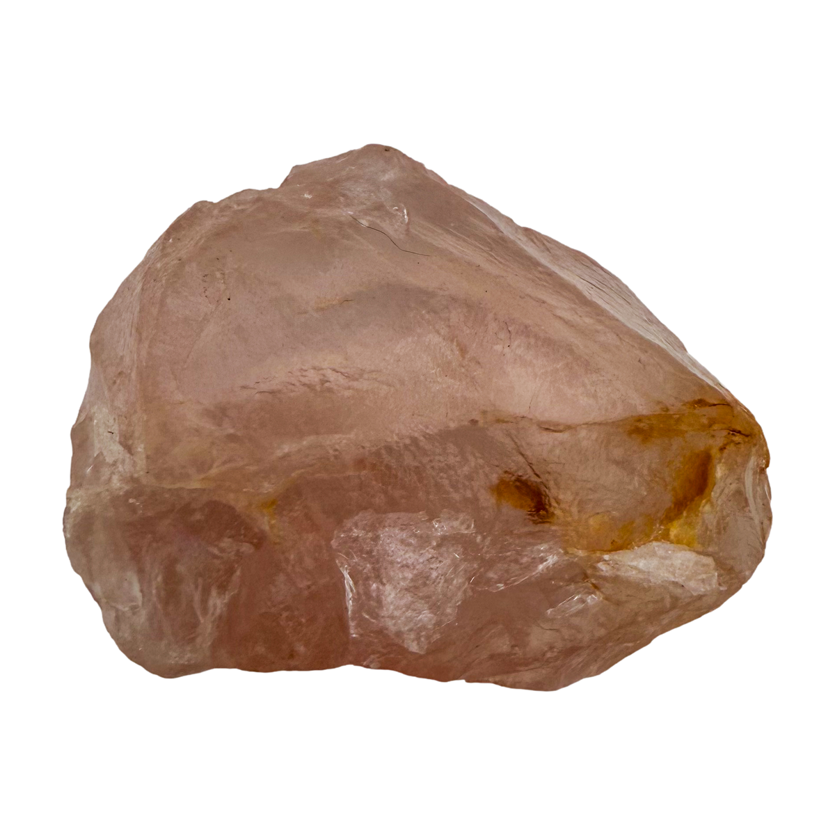 Rose Quartz collector specimen from Madagascar, alternate view