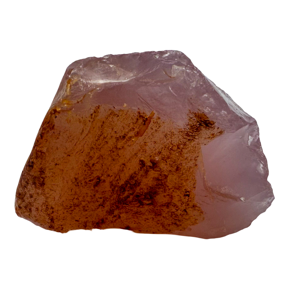 Collector grade Rose Quartz raw crystal specimen from Alaotra-Mangoro, Madagascar, uncut blush pink stone