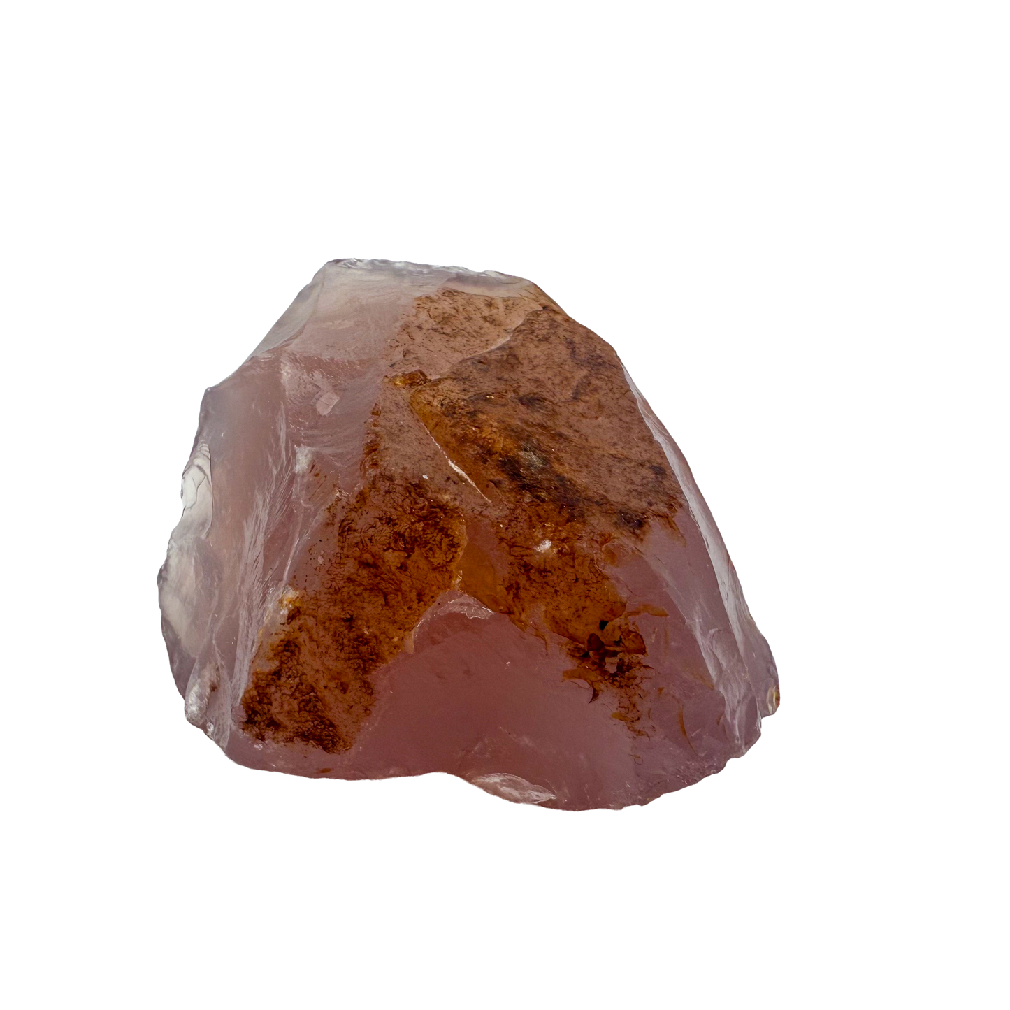 Rose Quartz collector specimen from Madagascar, alternate view
