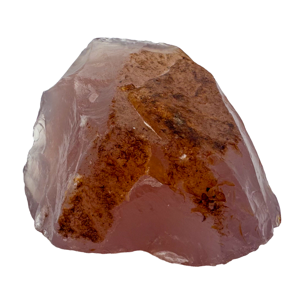 Rose Quartz collector specimen from Madagascar, alternate view