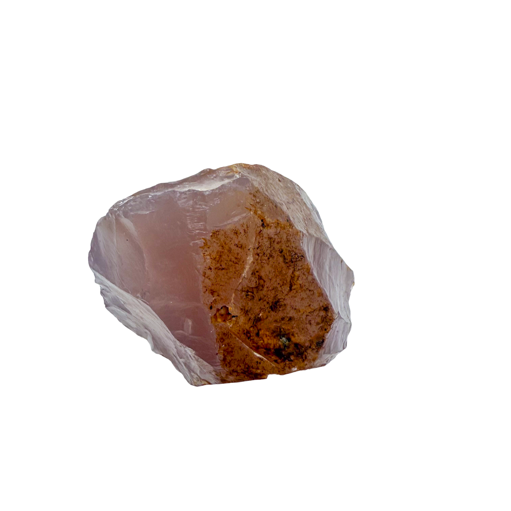 Rose Quartz collector specimen from Madagascar, alternate view