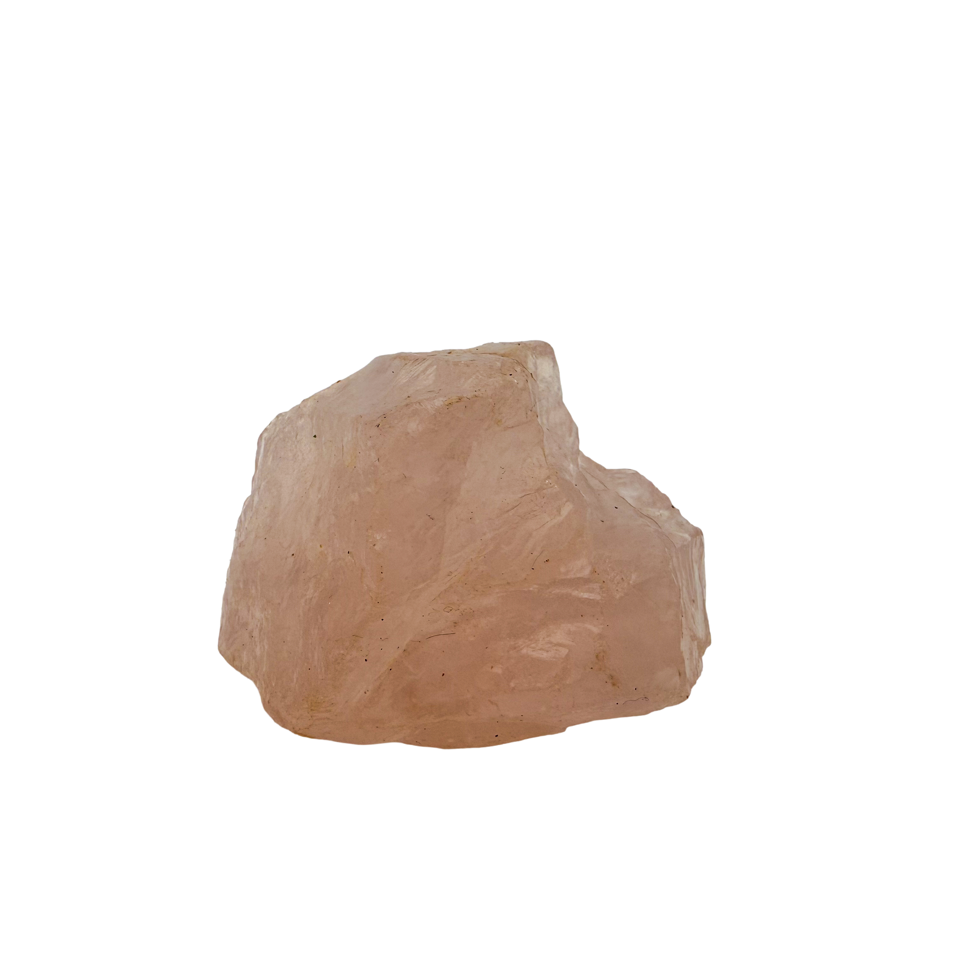 Rose Quartz collector specimen from Madagascar, alternate view