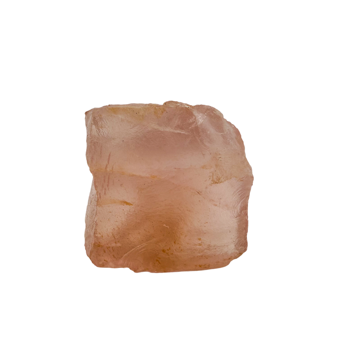 Collector grade Rose Quartz raw crystal specimen from Alaotra-Mangoro, Madagascar, uncut blush pink stone