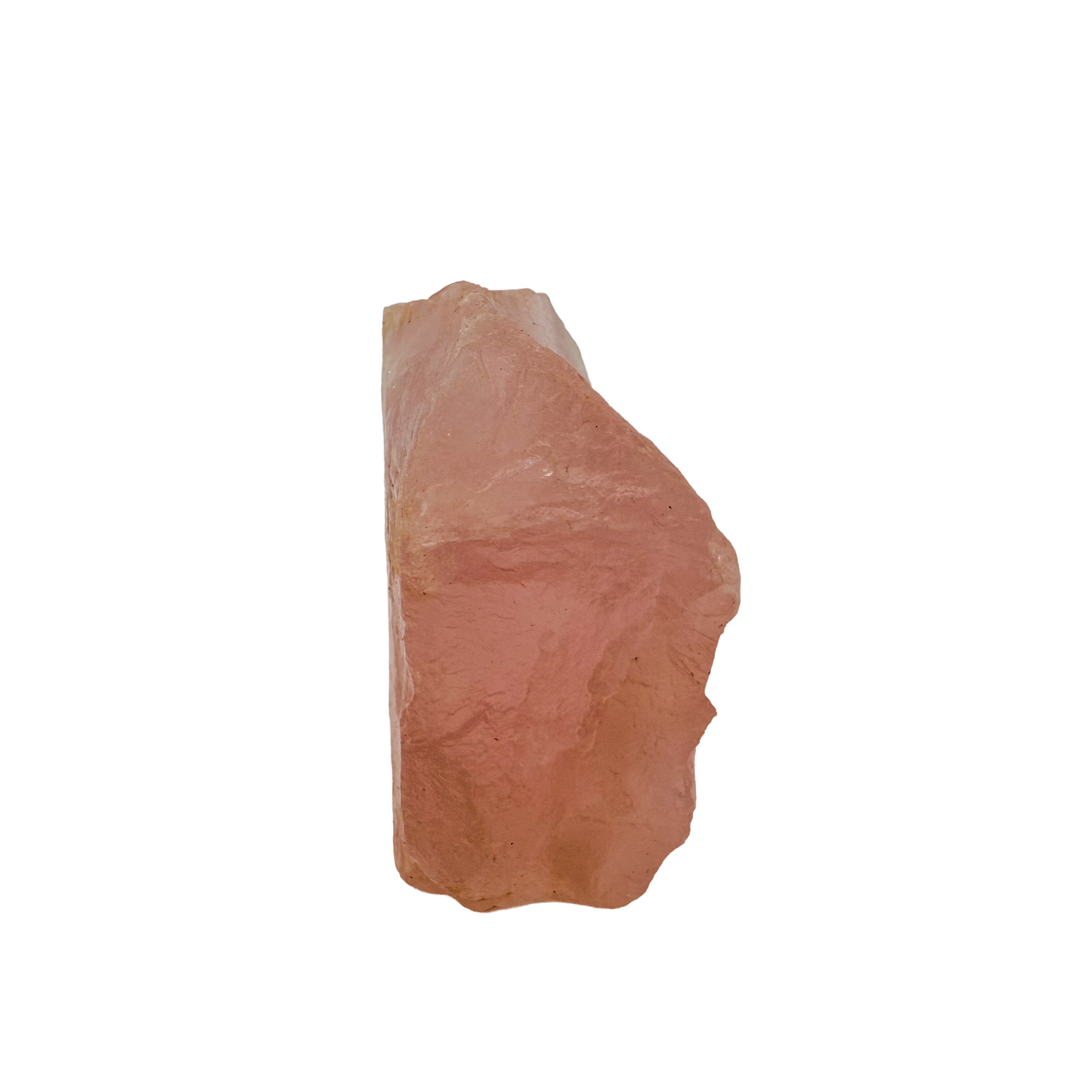 Rose Quartz collector specimen from Madagascar, alternate view