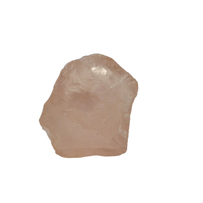 Rose Quartz collector specimen from Madagascar, alternate view