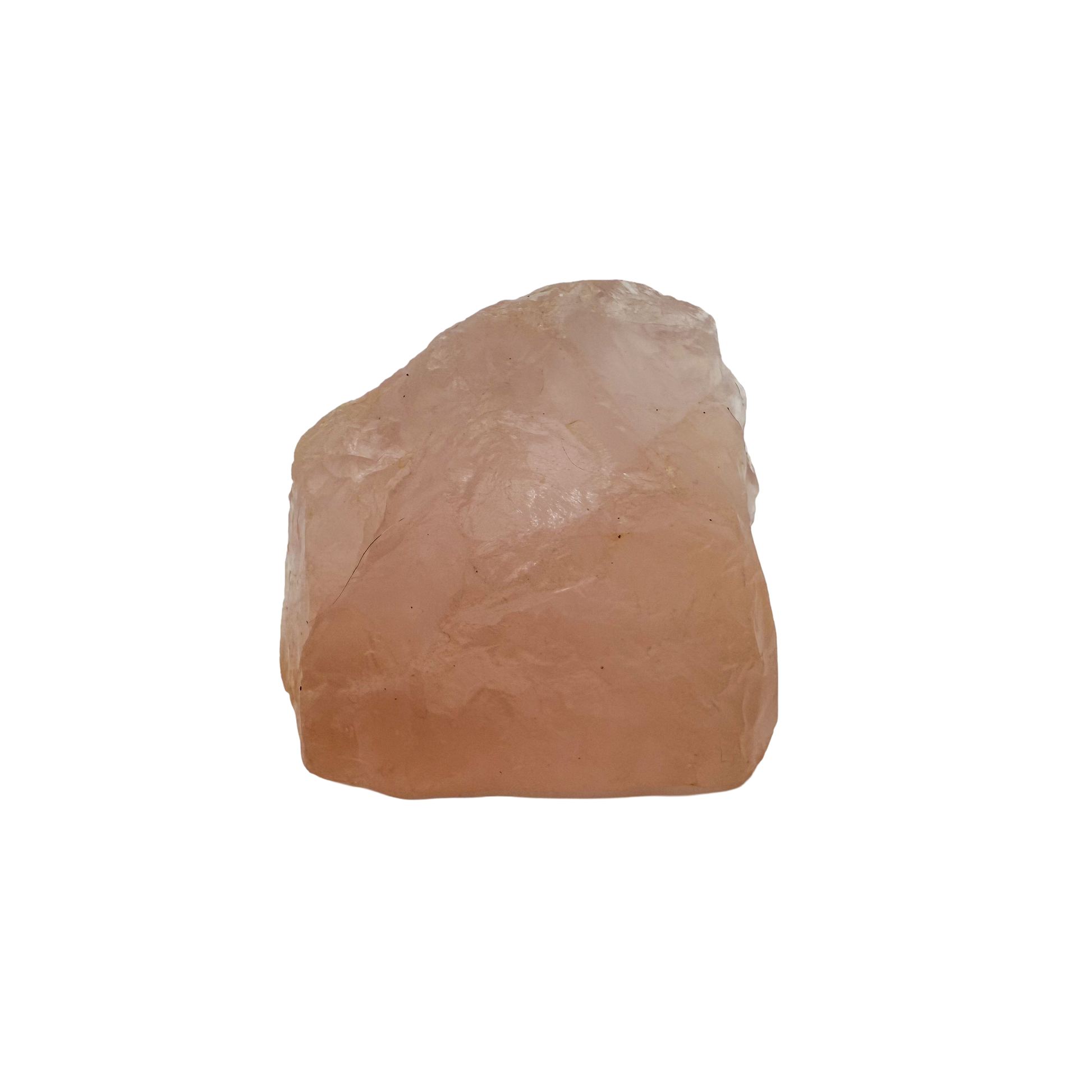 Collector grade Rose Quartz raw crystal specimen from Alaotra-Mangoro, Madagascar, uncut blush pink stone