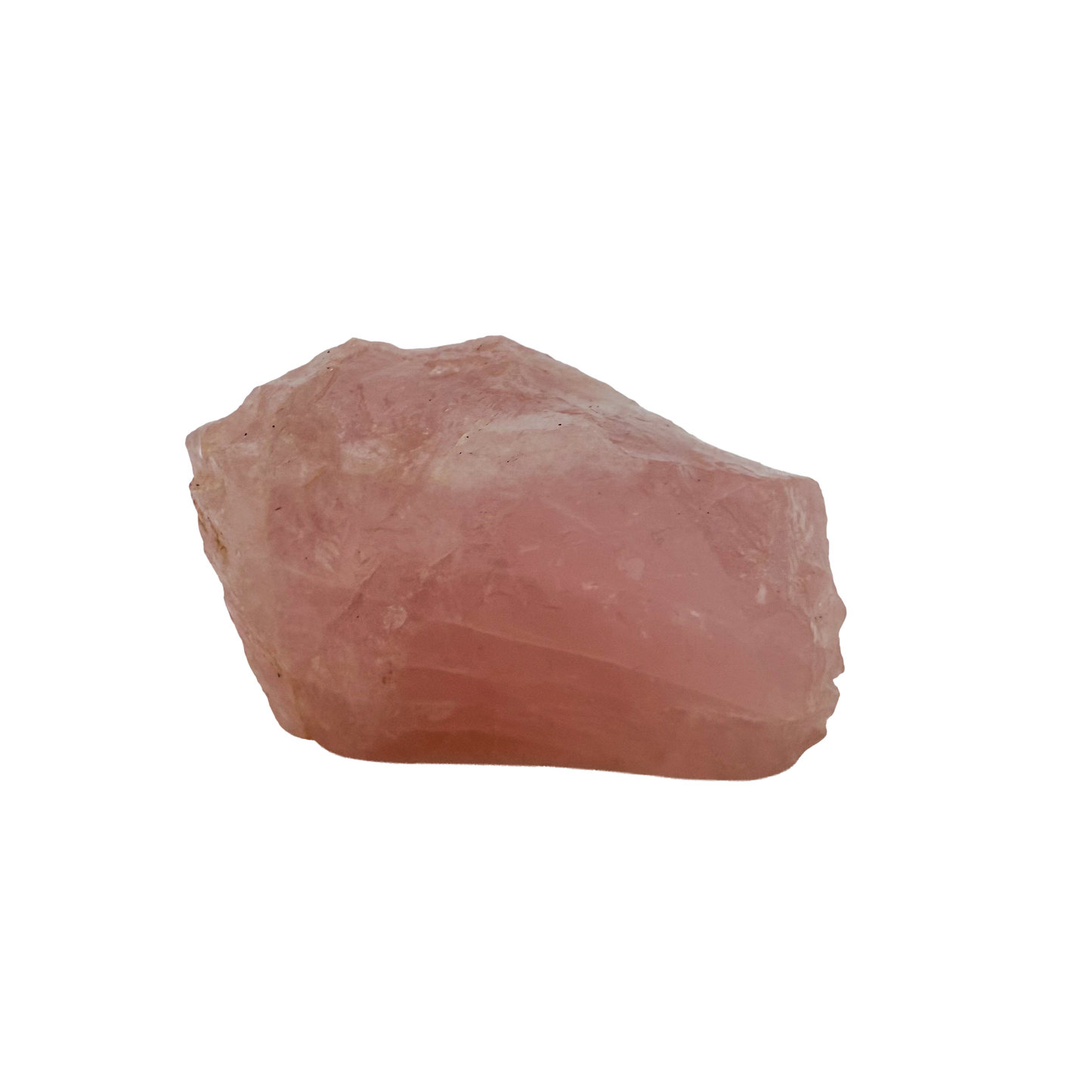 Collector grade Rose Quartz raw crystal specimen from Alaotra-Mangoro, Madagascar, uncut blush pink stone