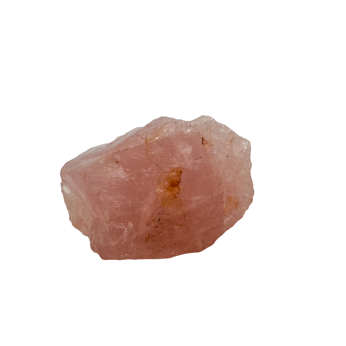 Rose Quartz collector specimen from Madagascar, alternate view