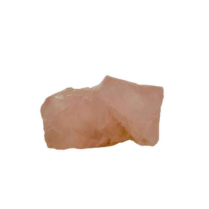 Collector grade Rose Quartz raw crystal specimen from Alaotra-Mangoro, Madagascar, uncut blush pink stone