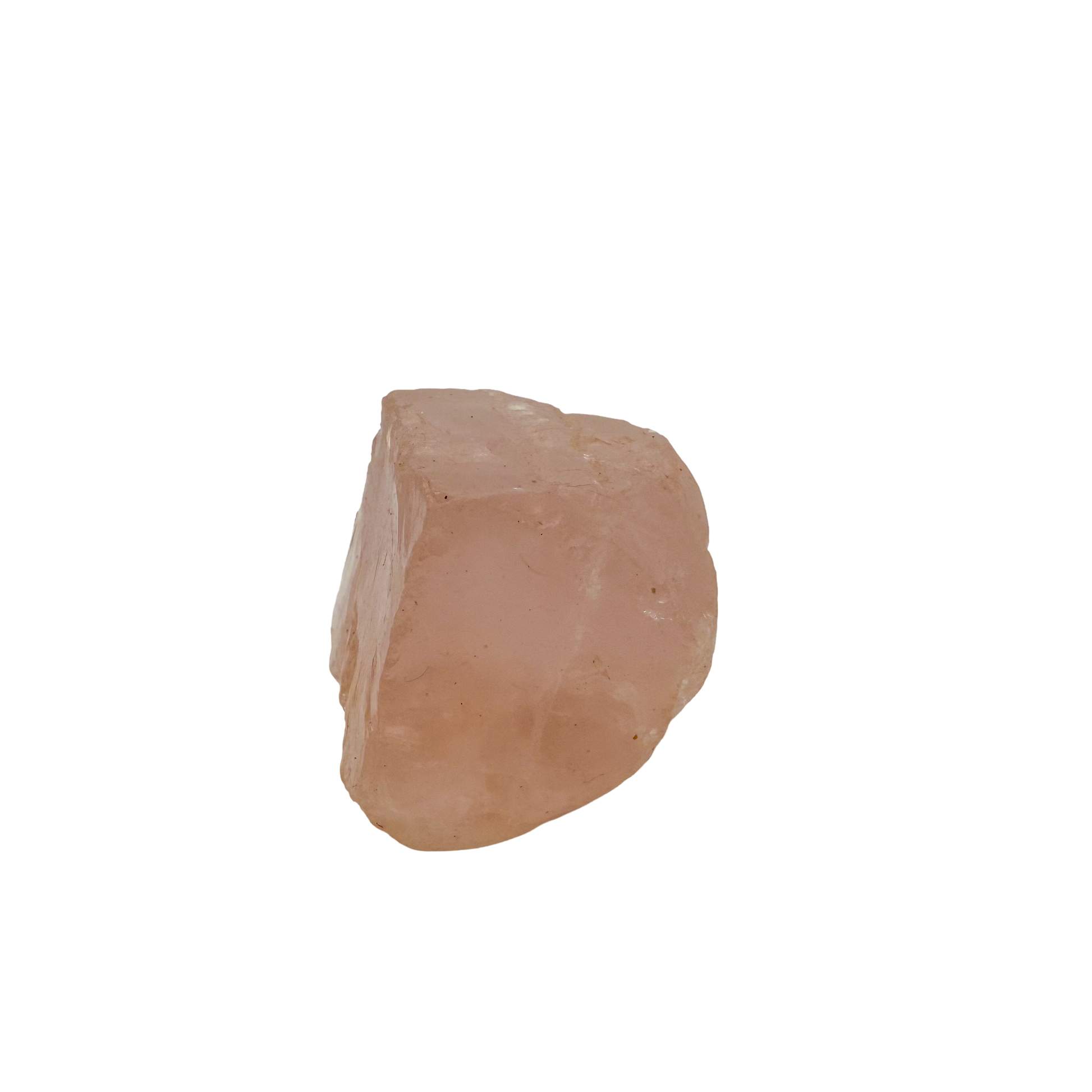Rose Quartz collector specimen from Madagascar, alternate view