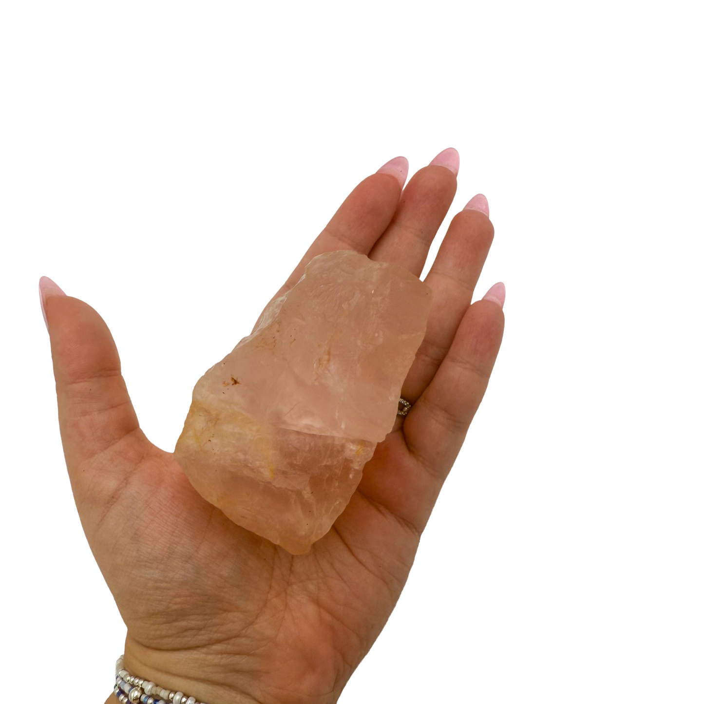Rose Quartz collector specimen from Madagascar, alternate view