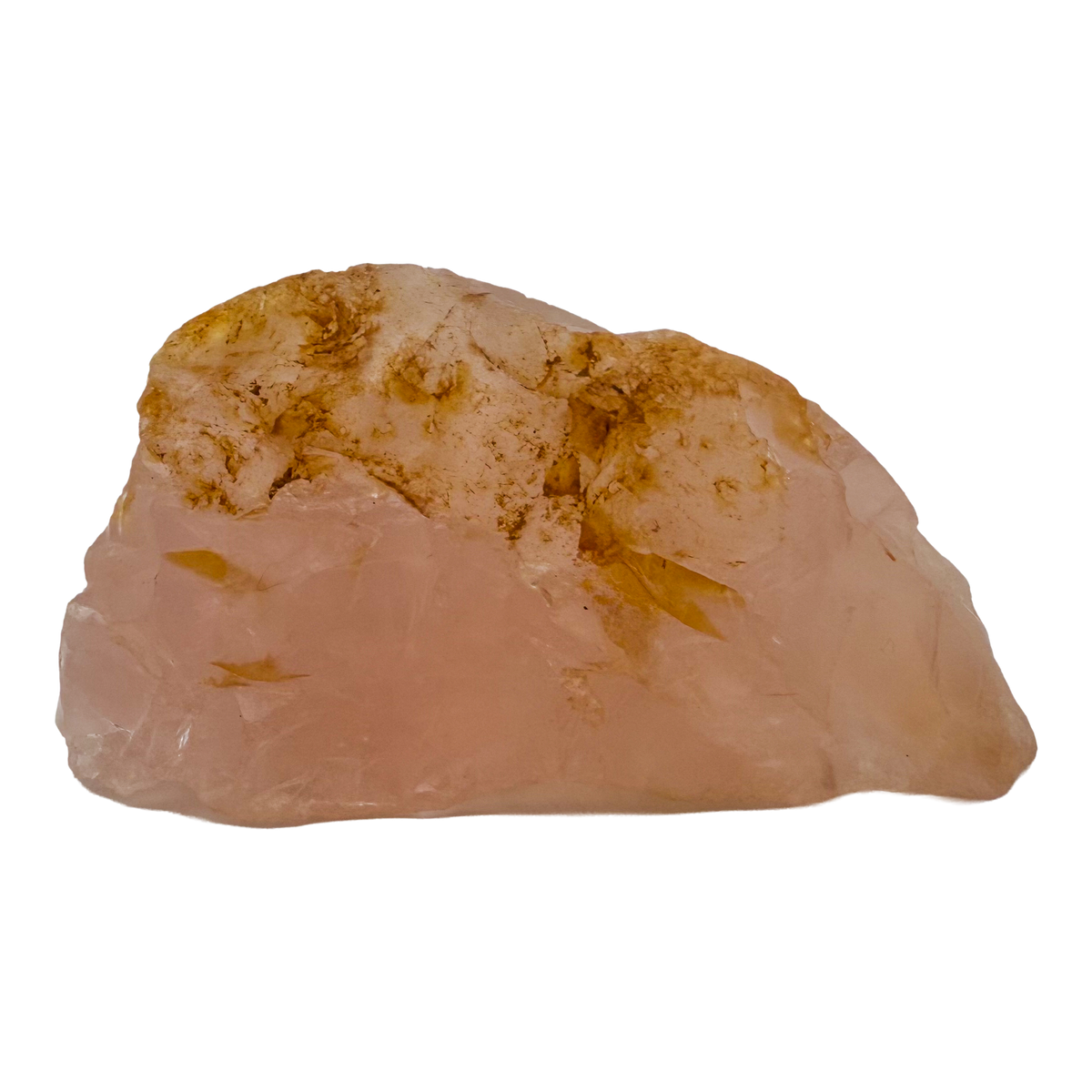 Collector grade Rose Quartz raw crystal specimen from Alaotra-Mangoro, Madagascar, uncut blush pink stone