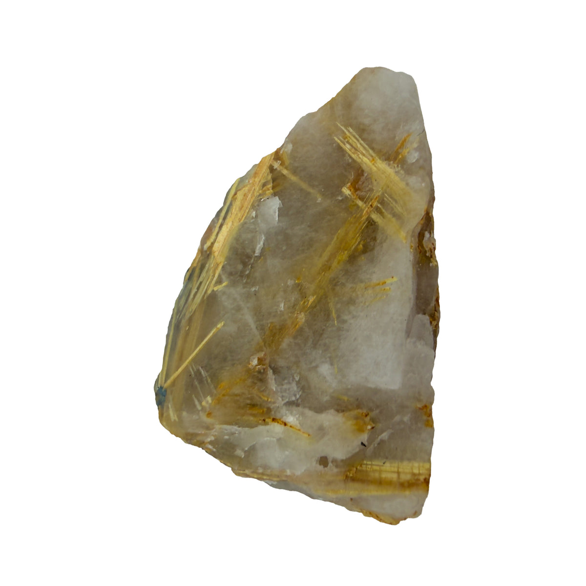 Rutilated Golden Quartz Raw Crystals, A grade, Minas Gerais, Brazil, 1 to 2 inch