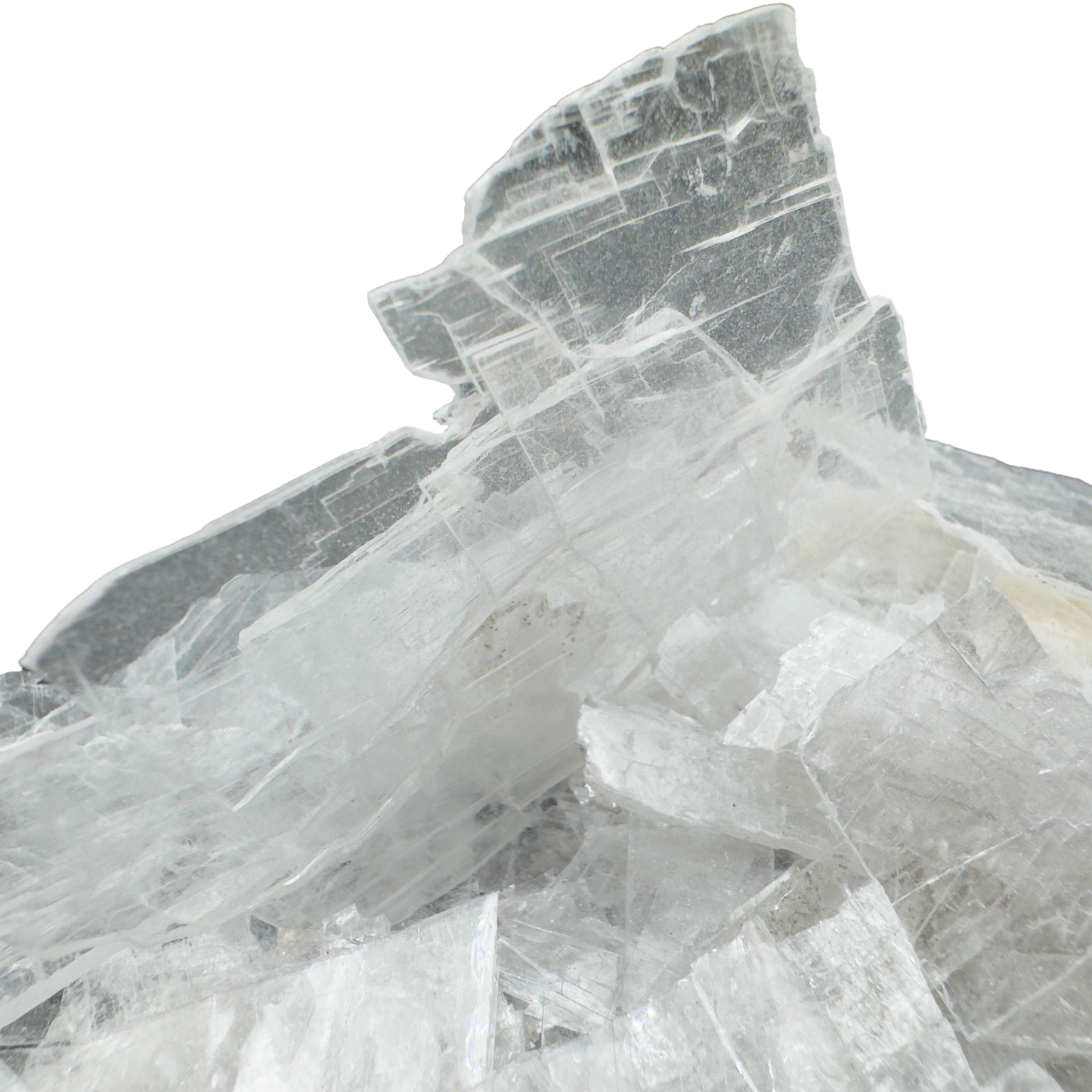 Mixed Selenite batch showing range from fine chips to larger shards, AAA grade