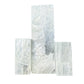 Four Selenite bars standing upright showing thickness and a glassy polished face, AAA grade New Mexico