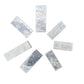 Overhead spread of Selenite polished sticks from New Mexico, AAA grade