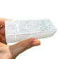 Back view of Grade AAA Selenite raw crystals showing natural surface