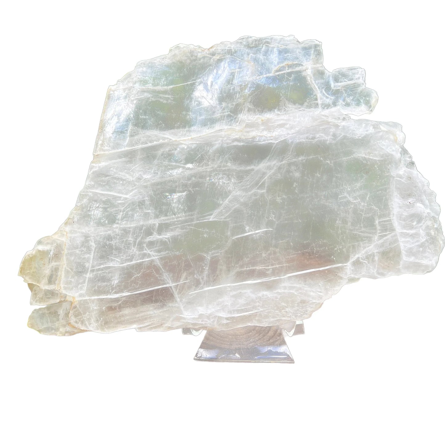 Surface detail of Selenite specimen, showing natural texture, from New Mexico, USA.