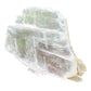 Lateral view of Selenite specimen, sourced from New Mexico, USA, showing raw matrix.