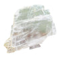 Overhead view of Selenite specimen, showing characteristic color.