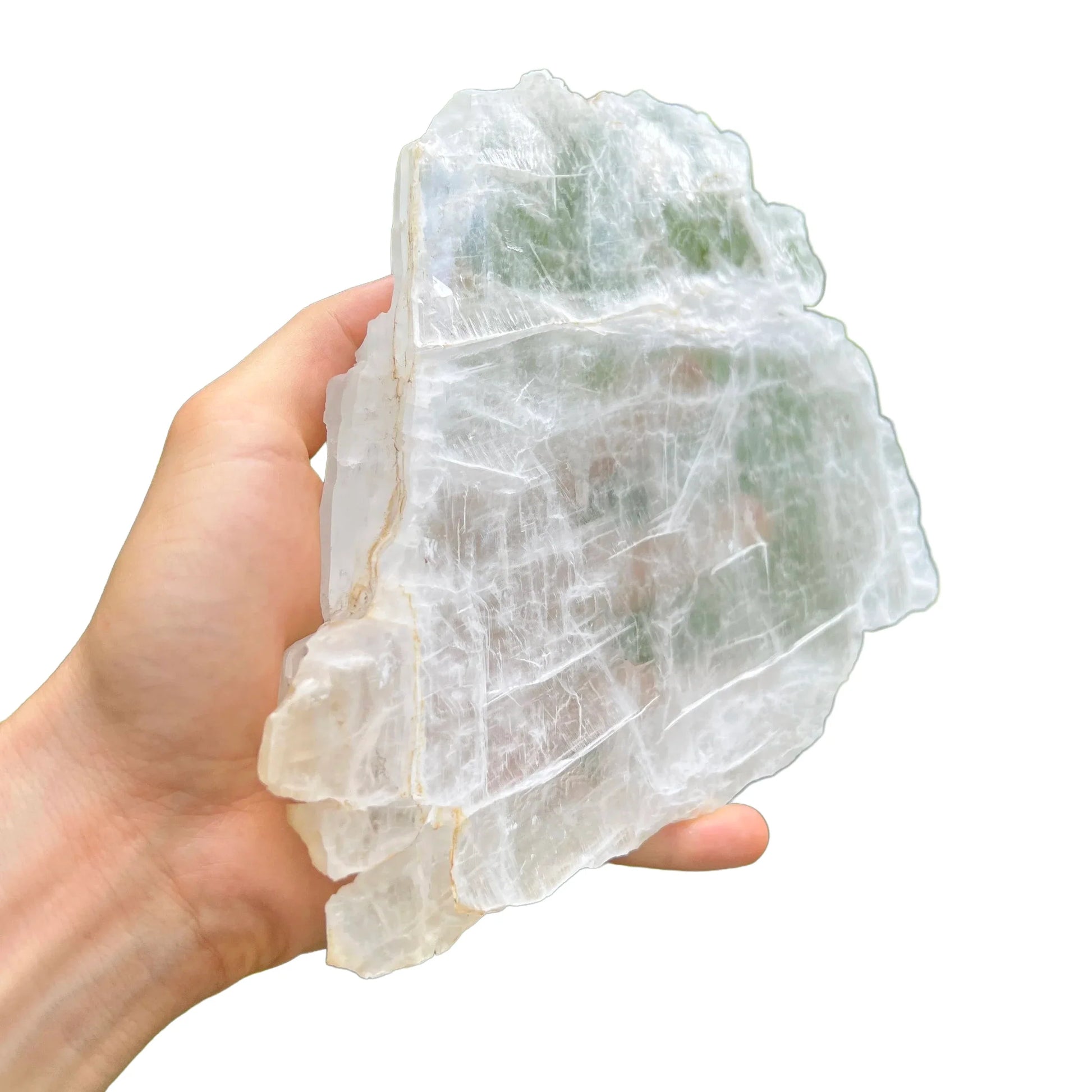 Display context of Selenite specimen, from New Mexico, Usa, shown in its everyday setting.