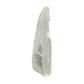 Selenite raw crystal standing slab, translucent white gypsum with satin fiber, AAA grade New Mexico, 0.61 lb, view 3