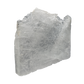Selenite raw crystal standing slab, broad translucent white gypsum panel with natural terminations, AAA grade New Mexico, 4.03 lb, view 2