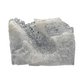 Selenite raw crystal standing slab, broad translucent white gypsum panel with natural terminations, AAA grade New Mexico, 4.03 lb, view 5
