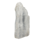 Selenite raw crystal standing slab, tall translucent white gypsum with full-height fiber, AAA grade New Mexico, 5.43 lb, view 6